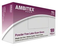 Glove Exam PF Latex Small NS Cream Ambitex 100/Bx, 10 BX/Case , HS--LSM240