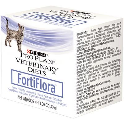 Purina Pro Plan Veterinary Diets Feline FortiFlora 30 Sachets/Box, 6 Boxes/Case , Nestle Purina Petcare 038100129901