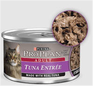 Pro Plan Savor Feline Adult Tuna Entree (C24 x 3oz) , Purina 003810011199