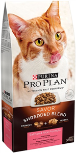 Pro Plan Savor Feline Adult Shredded Blend Salmon & Rice 3.2 lb , Purina 003810017259