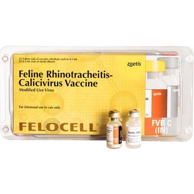Felocell FVR C Injection 25 x 1 Dose , ZOETIS 10000372
