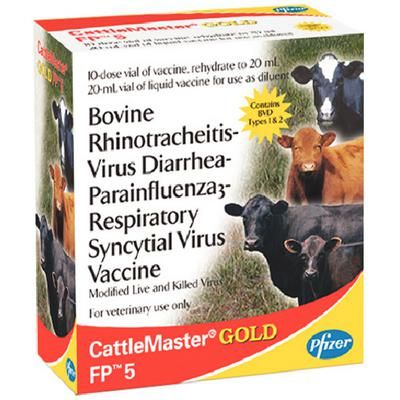 Cattlemaster Gold FP 5 Vaccine 10 Doses , ZOETIS 10003763