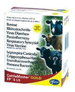 CattleMaster Gold FP 5 L5 Vaccine 25 Doses , ZOETIS 10009918