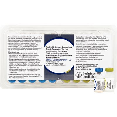 Ultra Duramune DAP+4L Vaccine 25 x 1 Dose , ELANCO AV681881AAM