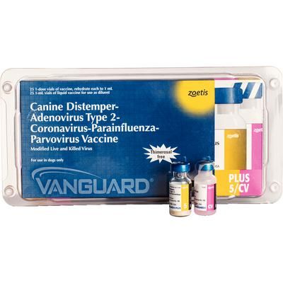 Vanguard Plus 5/CV Vaccine 25 x 1 Dose , ZOETIS 10000444