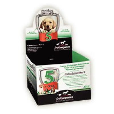 Canine Imuno-Vax 5 Vaccine 1 Dose with Syringe , ASPEN 13715512