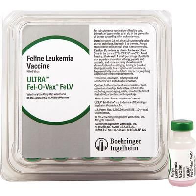 Ultra Fel-O-Vax FELV Vaccine 25 x 1 Dose , ELANCO AV6854025AM