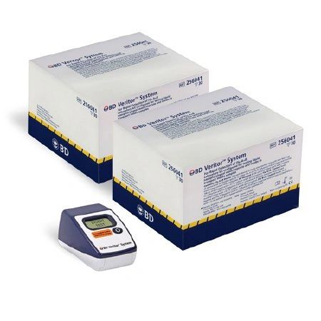 Rapid Test Kit BD Veritor™ System Hospital Lab Combo Immunochromatographic Assay Influenza A + B Nasopharyngeal Swab / Nasopharyngeal Wash / Nasopharyngeal Aspirate Sample CLIA Moderate Complexity 60 Tests , BD 256070