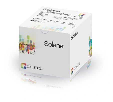 Rapid Test Kit Solana Influenza A+B Molecular Assay Influenza A + B Nasal Swab / Nasopharyngeal Swab Sample CLIA Moderate Complexity 48 Tests , Quidel M300