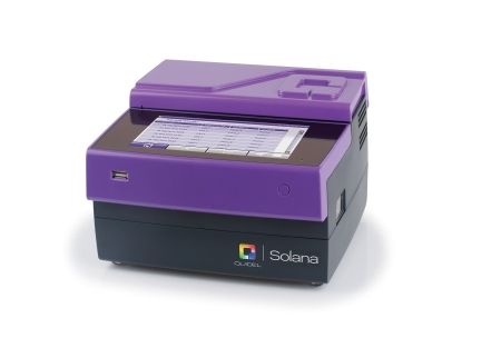 Analyzer and Influenza A+B Startup Kit Promotion Solana™ 48 Tests CLIA Moderate Complexity , Quidel M917