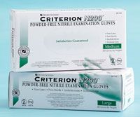 Glove Exam PF Nitrile Medium Criterion N200 200/Bx, 10 BX/Case , HS-9007439