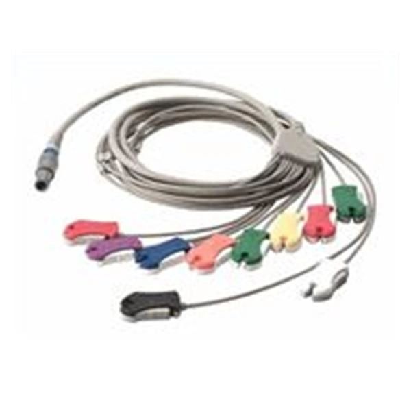 Cable, ECG Patient Stress Cable, Pro Clip, AHA Cardio Perfect,10 Lead Cardio Control Units , WelchAllyn SE-PC-AHA-CLIP