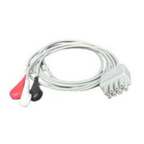 EKG/ECG Electrode Cable Cable Length 0.8 M, 3 Lead Telemetry Transmitter , Nihon Kohden America BR-913PA