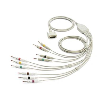 ECG/EKG Patient Cable CP 150 10-Lead, AHA, Banana For Electrocardiograph Machine , WelchAllyn 719653