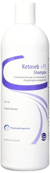 Shampoo Ketoseb MC + PS Gallon , 4/Case , Ceva 980607