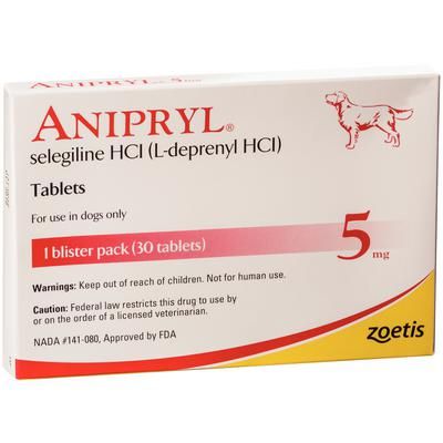 Anipryl Tablets 5 mg - 30/Bottle , ZOETIS 10000281