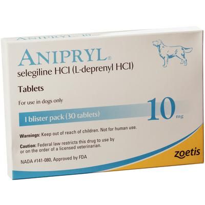 Anipryl Tablets 10 mg - 30/Bottle , ZOETIS 10000282