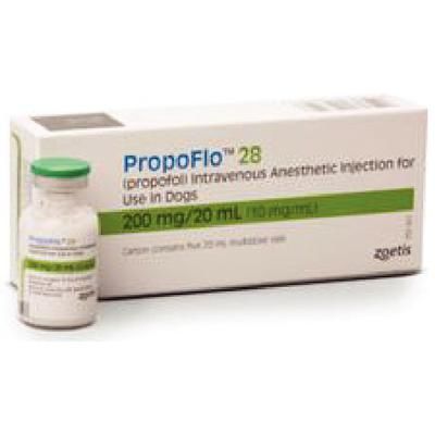 PropoFlo 28 10 mg/ml, 20 ml Vial , ZOETIS 10014546