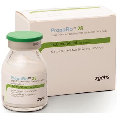 PropoFlo 28 10 mg/ml, 50 ml Vial , ZOETIS 10014437