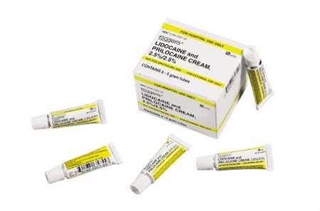 Antipruritic / Local Anesthetic Kit Lidocaine / Prilocaine 2.5% - 2.5% Topical Cream Tube 5 Gram, 5/Box , Sandoz 00168035756