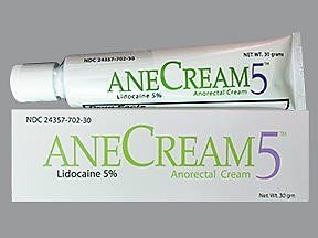 Pain Relief Anecream 5% Strength Lidocaine Cream 30 Gram , Focus Health 24357070230