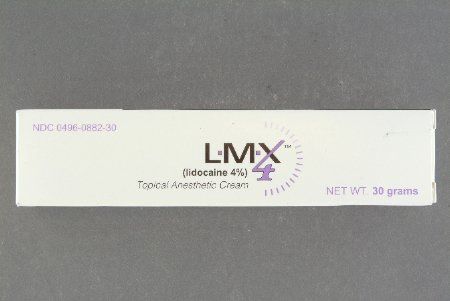 Topical Pain Relief LMX4 4% Strength Lidocaine Cream 30 Gram , Ferndale 00496088230