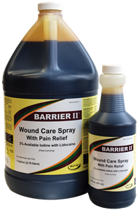 Barrier II Wound Care Spray with Pain Relief, 32 oz , Aurora Pharm 19005