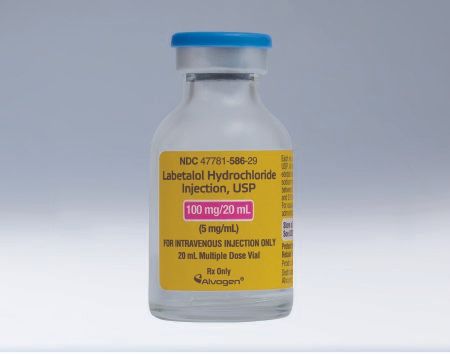 Labetalol HCl 5 mg / mL Intravenous Injection Multiple Dose Vial 20 mL , Alvogen 47781058629