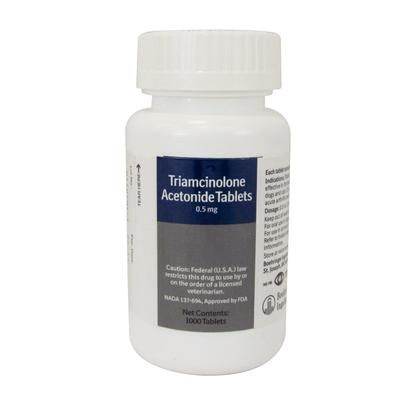 Triamcinolone Acetonide Tablets 0.5 mg, 1000/Bottle , BOEHRINGER INGELHEIM 136106