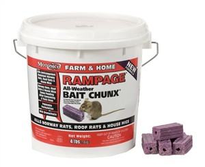 Rampage Chunks 4lbs , Motomco 22249