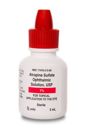 Atropine Sulfate Ophthalmic Solution USP 1% , 5ml , Apexa 17478-0215-05