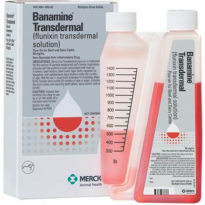 Banamine Transdermal 50 mg/ml , 100 ml , Merck 134449