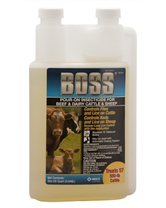 Boss Pour-On Insecticide Quart , Merck 066780