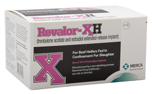 Revalor-XH 10 Doses/Cartridge, 10 Cartridges/Pkg , Merck 135722