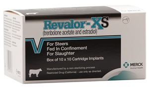 Revalor-XS for Steers , 100 Dose , Merck 031587