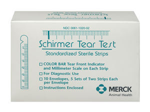 Schirmer Tear Test Strips (50 Pair/100 Strips ) , Merck 1020-02