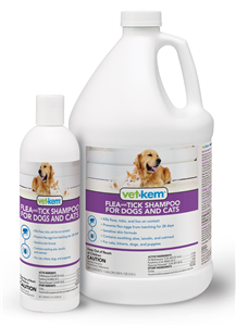 Vet-Kem Flea and Tick Shampoo for Dogs and Cats 1 gallon , Vetkem 100531084