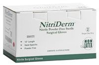 Glove Surgical PF Nitrile Size 6 Sterile White NitriDerm 25Pr/Bx, Innovative 135600