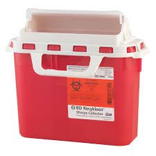 Collector Sharps Recykleen 8qt Nestable Red 24/Case , BD 305059