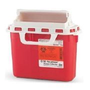 Collector Sharps Recykleen 6gal Small Open Top Red 12/Case , BD 305160