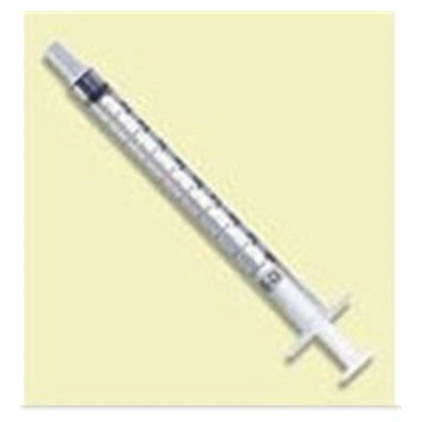 Syringe 1cc Luer Lock w/o Needle Disposable 1500/Case , BD 309648