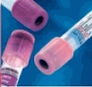 BD Vacutainer Venous Blood Collection Tube Whole Blood K2 EDTA Additive 13 X 75 mm 2 mL Pink BD Hemogard Closure , Plastic Tube , 1000/Case , BD 367842