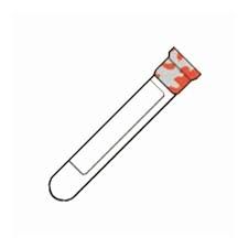 Plastic Tube, Hemogard Closure, 16mm x 100mm, 8.5mL, Red/Green, Silica/ Gel, 100/pk, 10 pk/cs , BD 368016