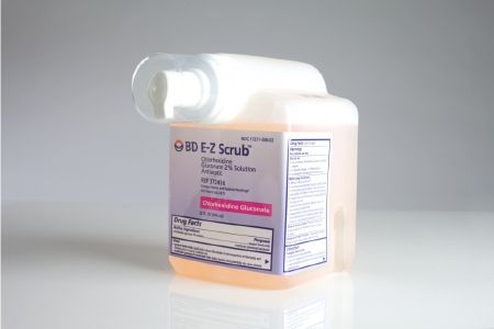 Surgical Scrub BD E-Z Scrub 32 oz. Dispenser Refill Bottle 2% CHG (Chlorhexidine Gluconate) 6/Case , BD 372416