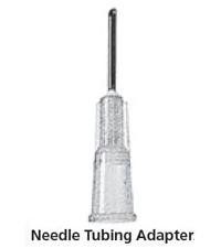 Adapter BD 18 Gauge X 1/2 Inch, Sterile, Single Use Needle Tubing Adapter, Inside Diameter 0.042 to 0.049 Inch 25/Box , BD 408208