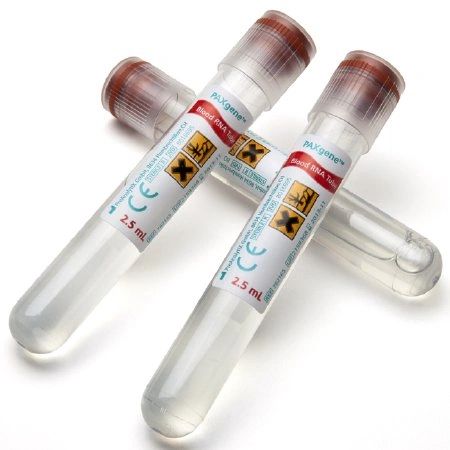 Tube Venous Blood Collection Vacutainer PAXgene Blood RNA 16x100mm 2.5mL Hemogard Closure Clear Disposable Not Made With Natural Rubber Latex Sterile Plastic Plasma CE Marked 100/Case , BD 762165