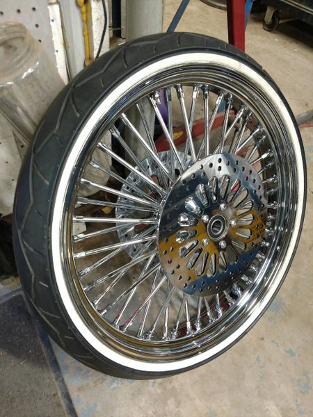 21 inch fat spoke motorcycle wheels