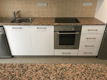 Hand Painted Kitchen using Benjamin Moore Paint