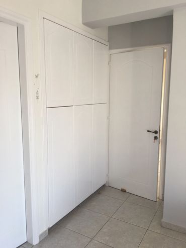 Interior Wardrobe Painted in Kissonerga with Benjamin Moore Paint 