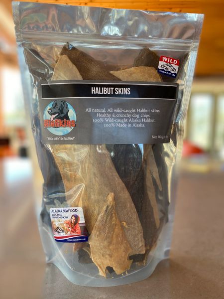 Whole Halibut Skins (6oz)